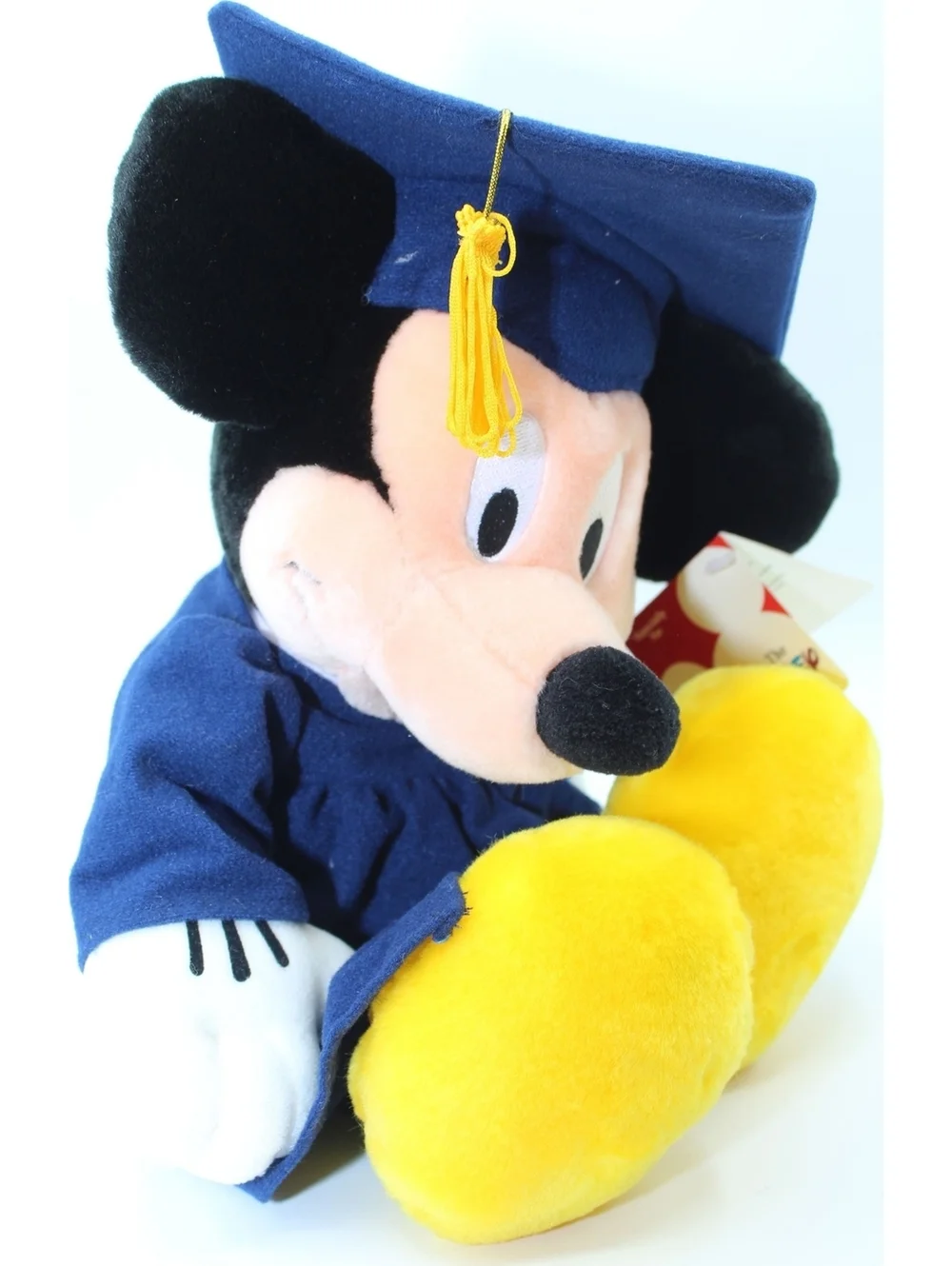 VTG 2000 Walt Disney GRAD 00 MICKEY Graduation Cap & Gown Costume Animal Plush